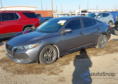 2020 Nissan Sentra S Xtronic Cvt z USA, uszkodzony, nr VIN 3N1AB8BV9LY219297